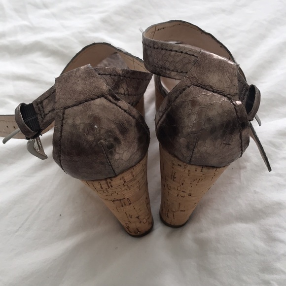 Franco Sarto wedge summer sandals heels - Picture 5 of 7